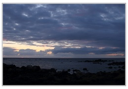Coucher de soleil...sans soleil
